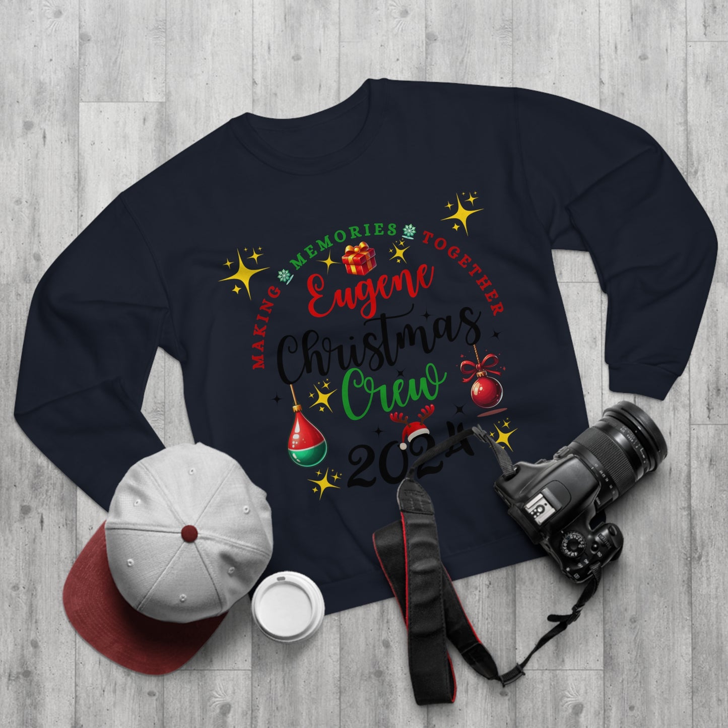 Customize Family Christmas Unisex Crew Neck Sweatshirt (EU)