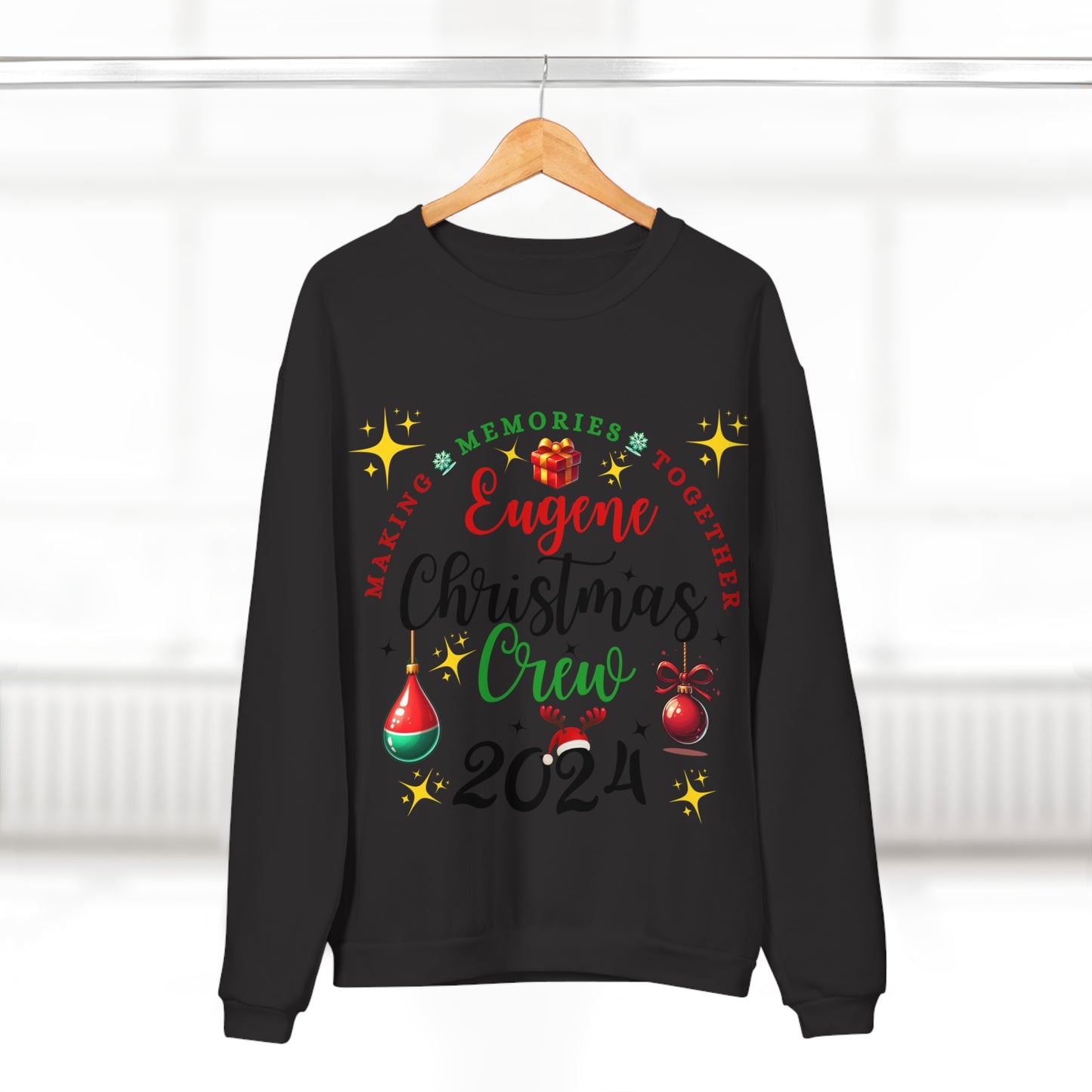Customize Family Christmas Unisex Crew Neck Sweatshirt (EU)