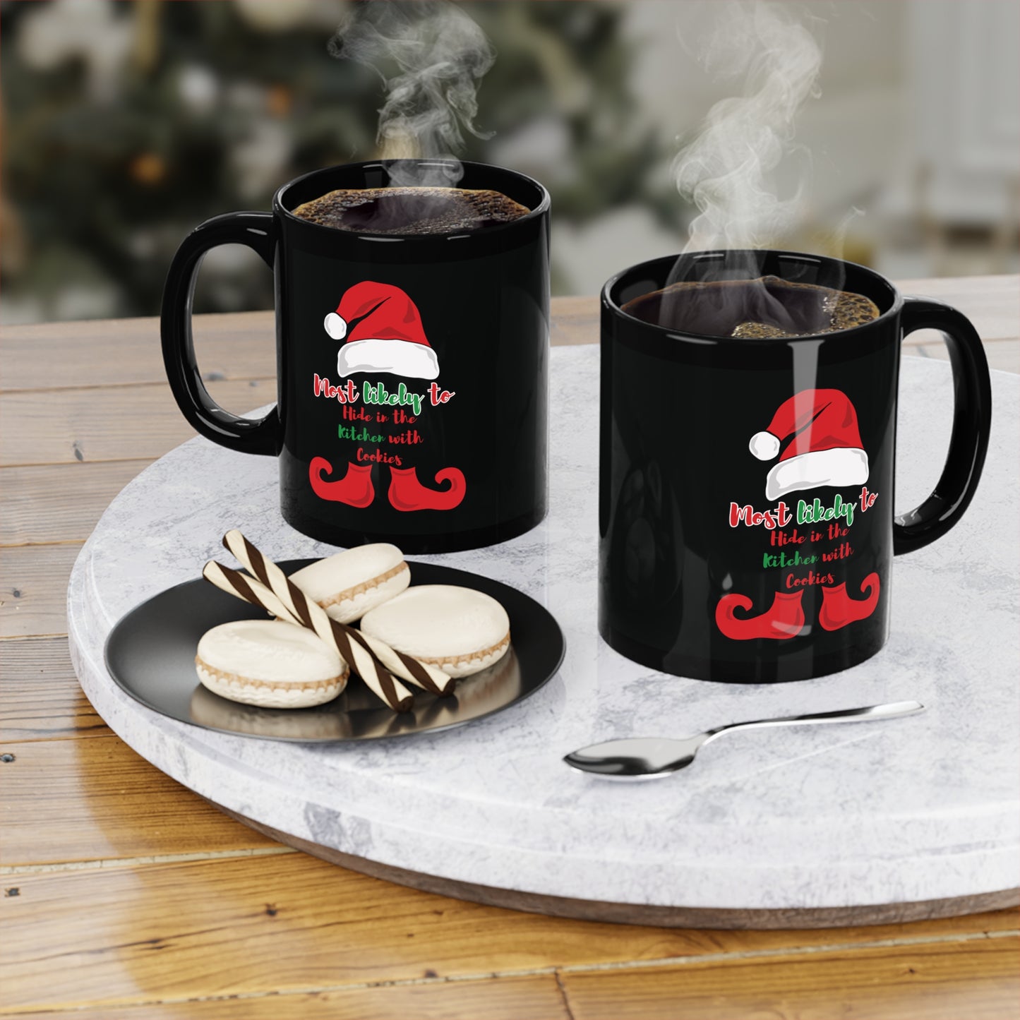 Black Coffee Mug, 11oz