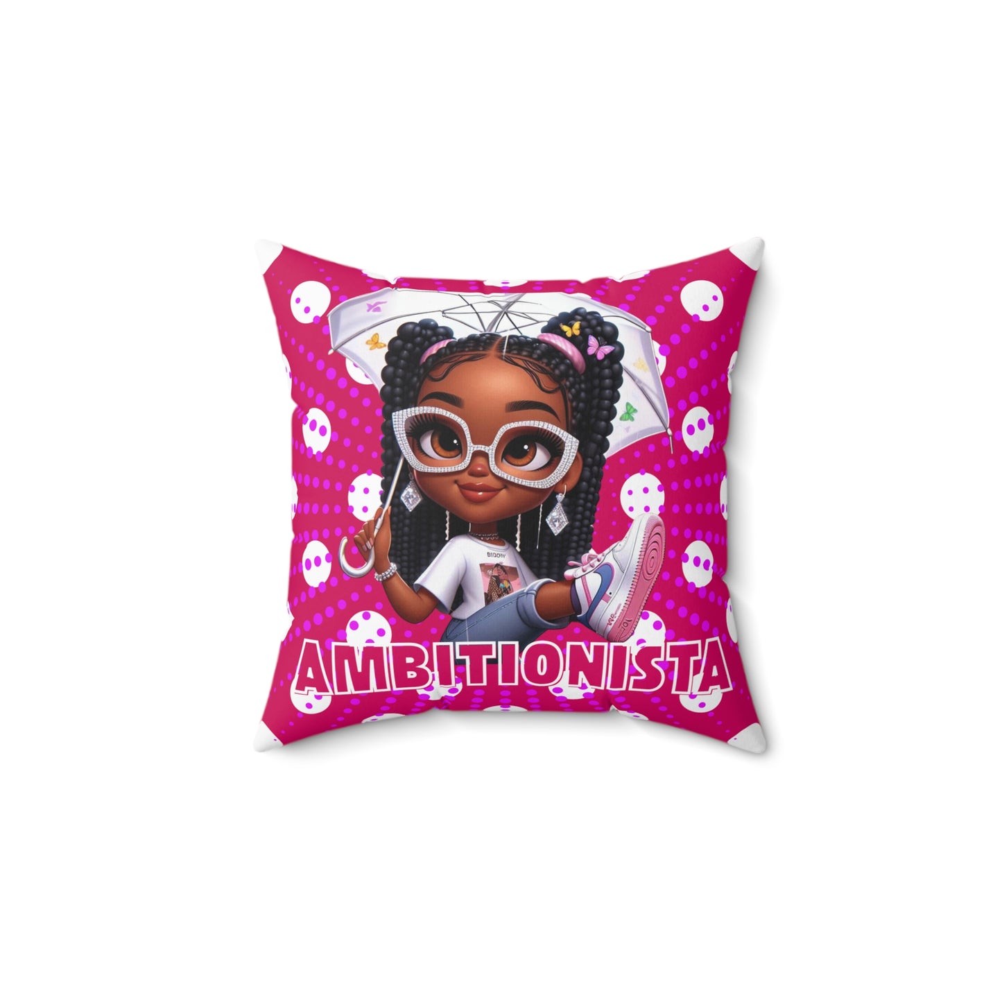Spun Polyester Square Pillow