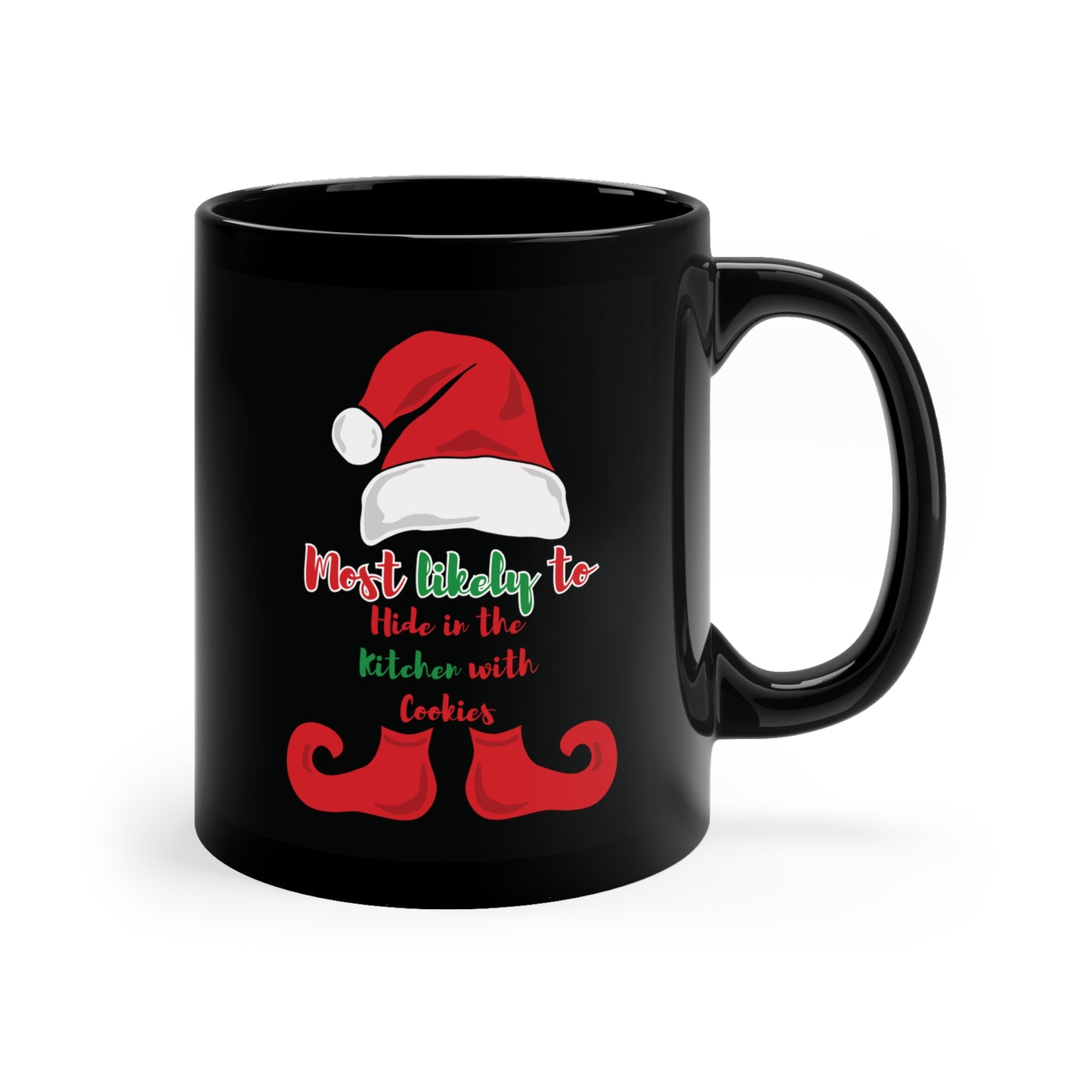 Black Coffee Mug, 11oz