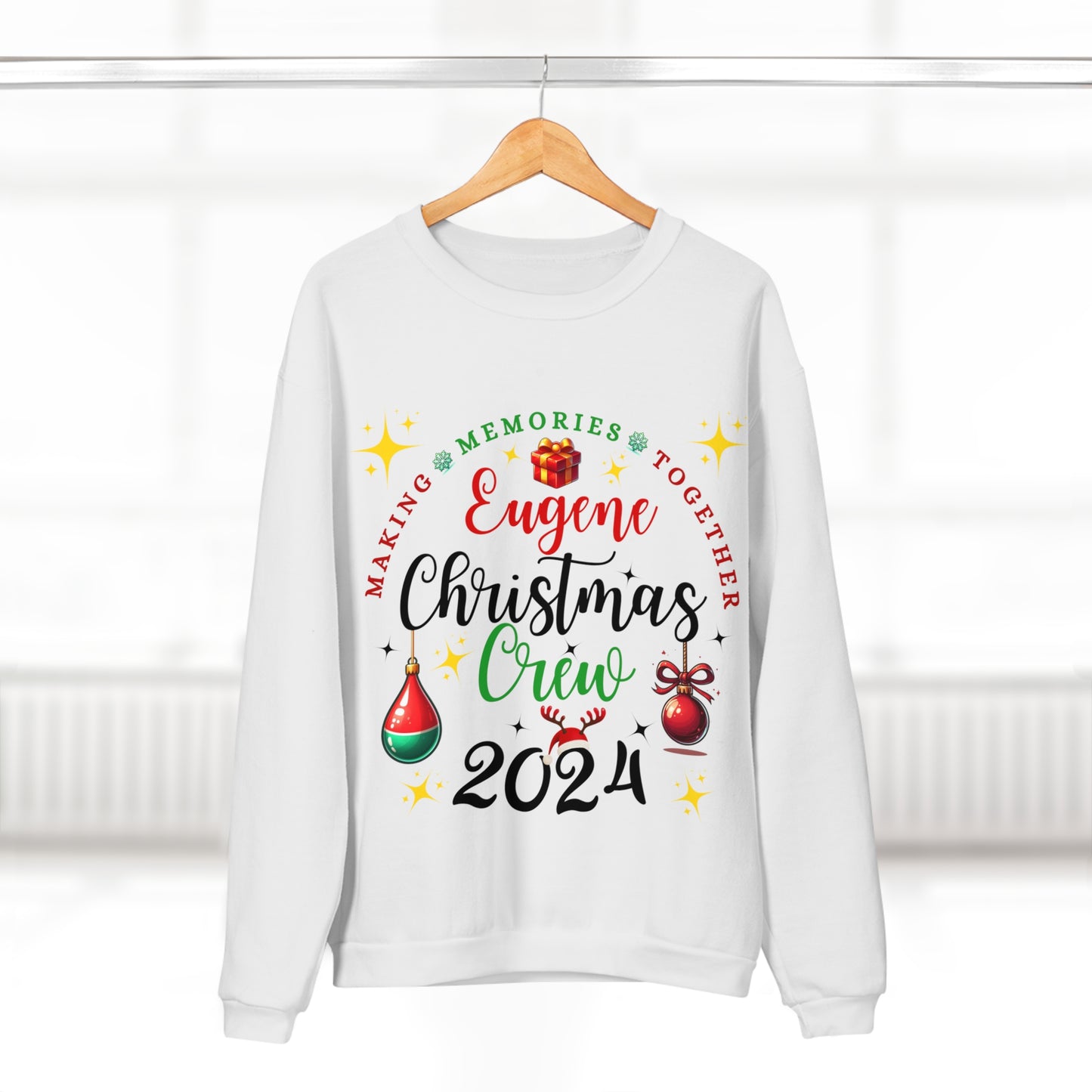 Customize Family Christmas Unisex Crew Neck Sweatshirt (EU)