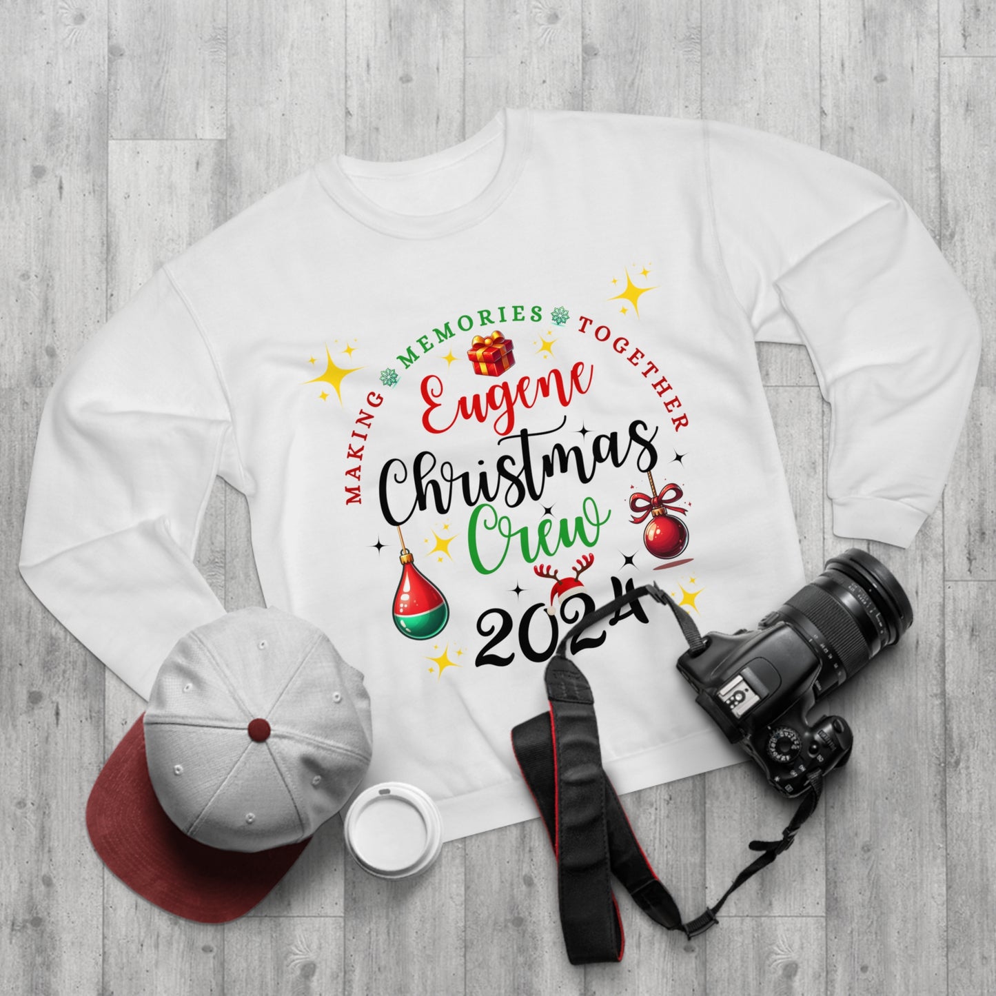 Customize Family Christmas Unisex Crew Neck Sweatshirt (EU)