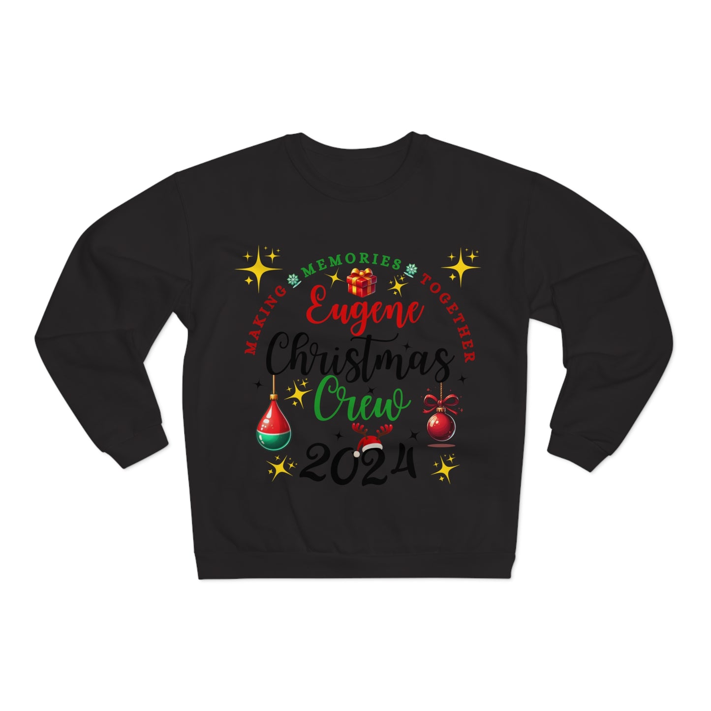 Customize Family Christmas Unisex Crew Neck Sweatshirt (EU)