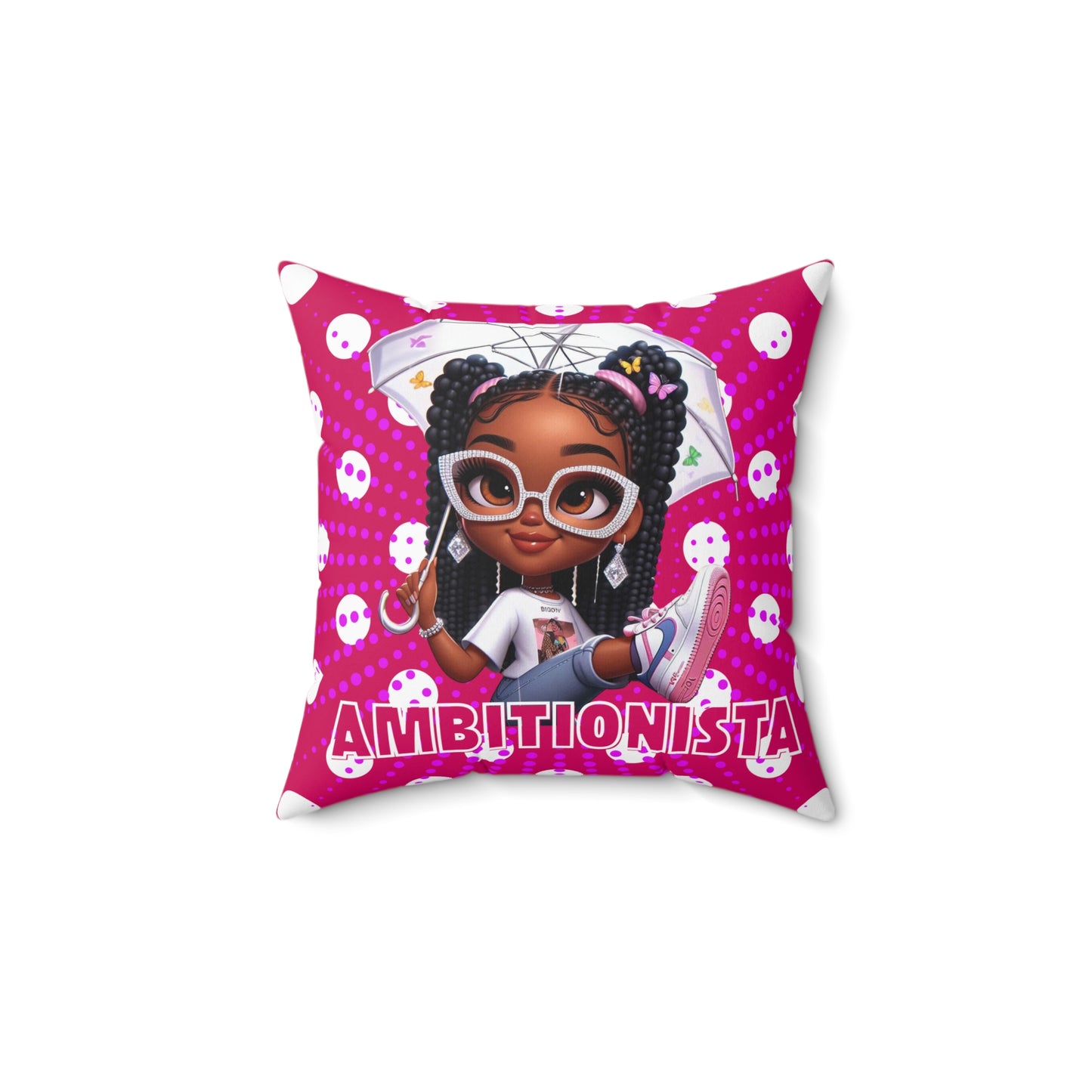 Spun Polyester Square Pillow