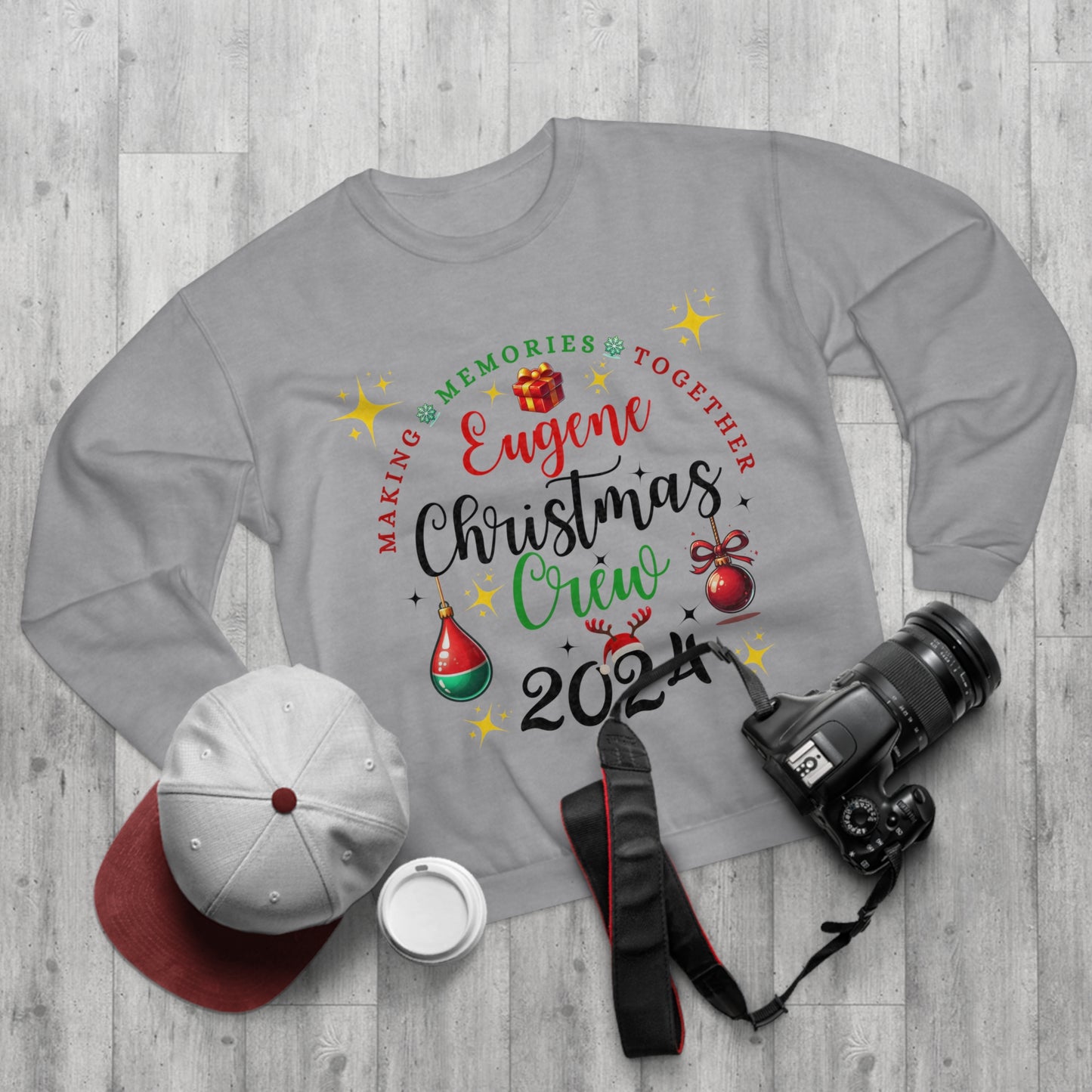 Customize Family Christmas Unisex Crew Neck Sweatshirt (EU)