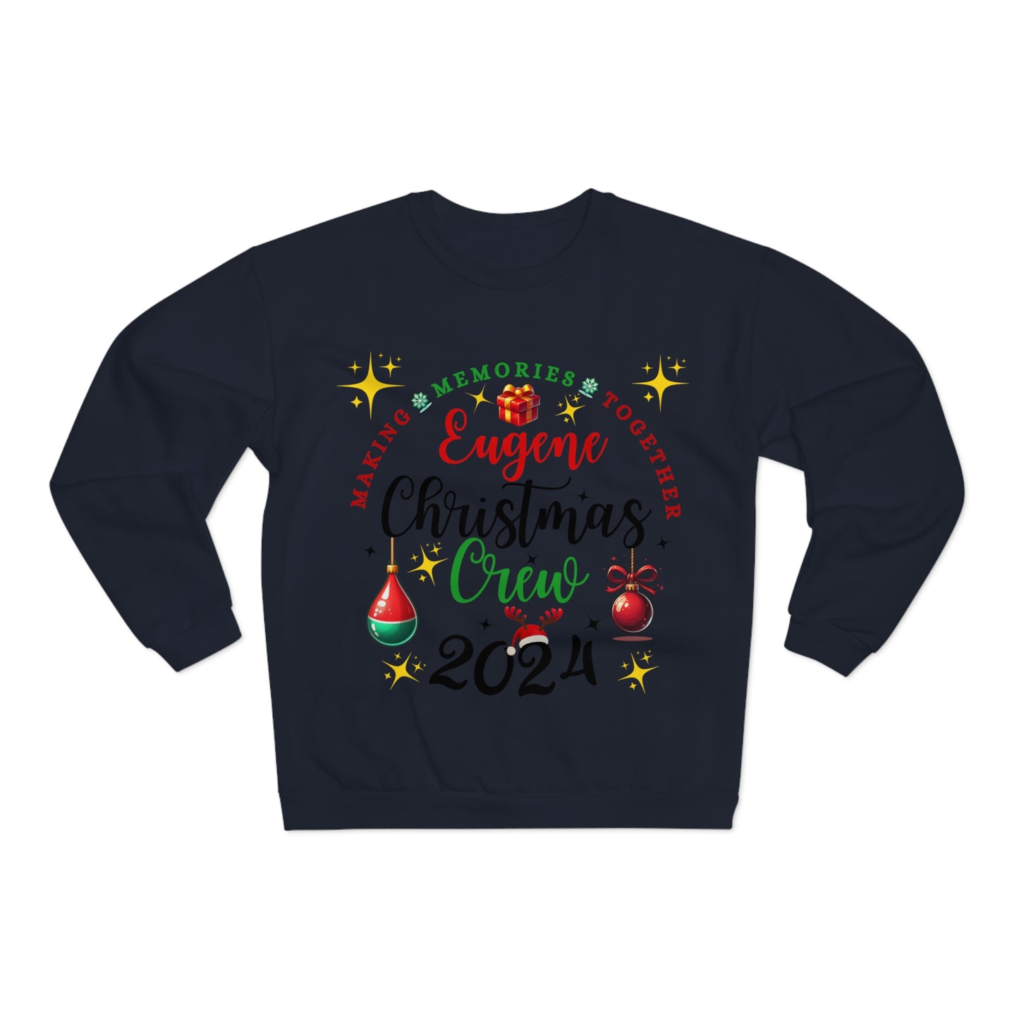 Customize Family Christmas Unisex Crew Neck Sweatshirt (EU)
