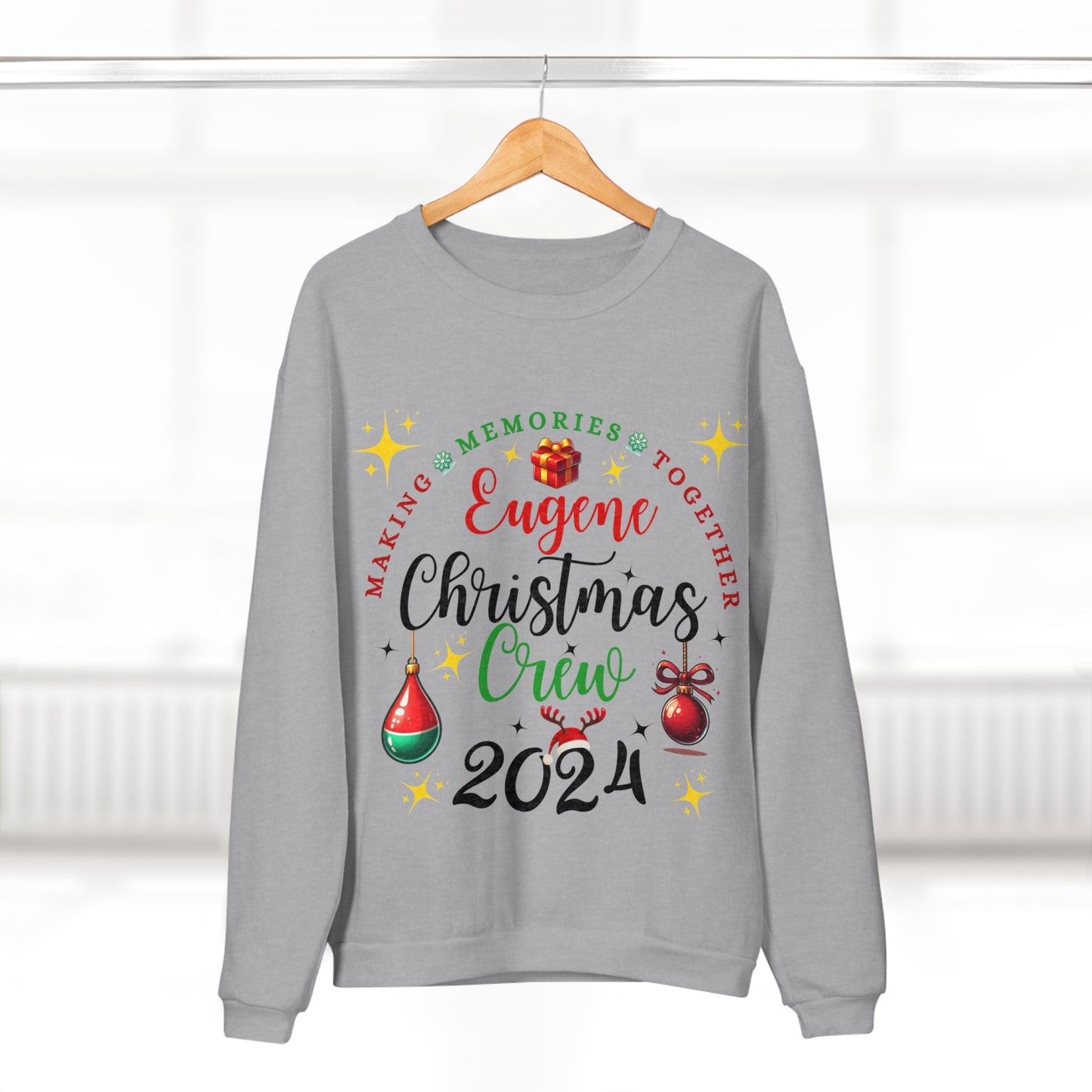 Customize Family Christmas Unisex Crew Neck Sweatshirt (EU)