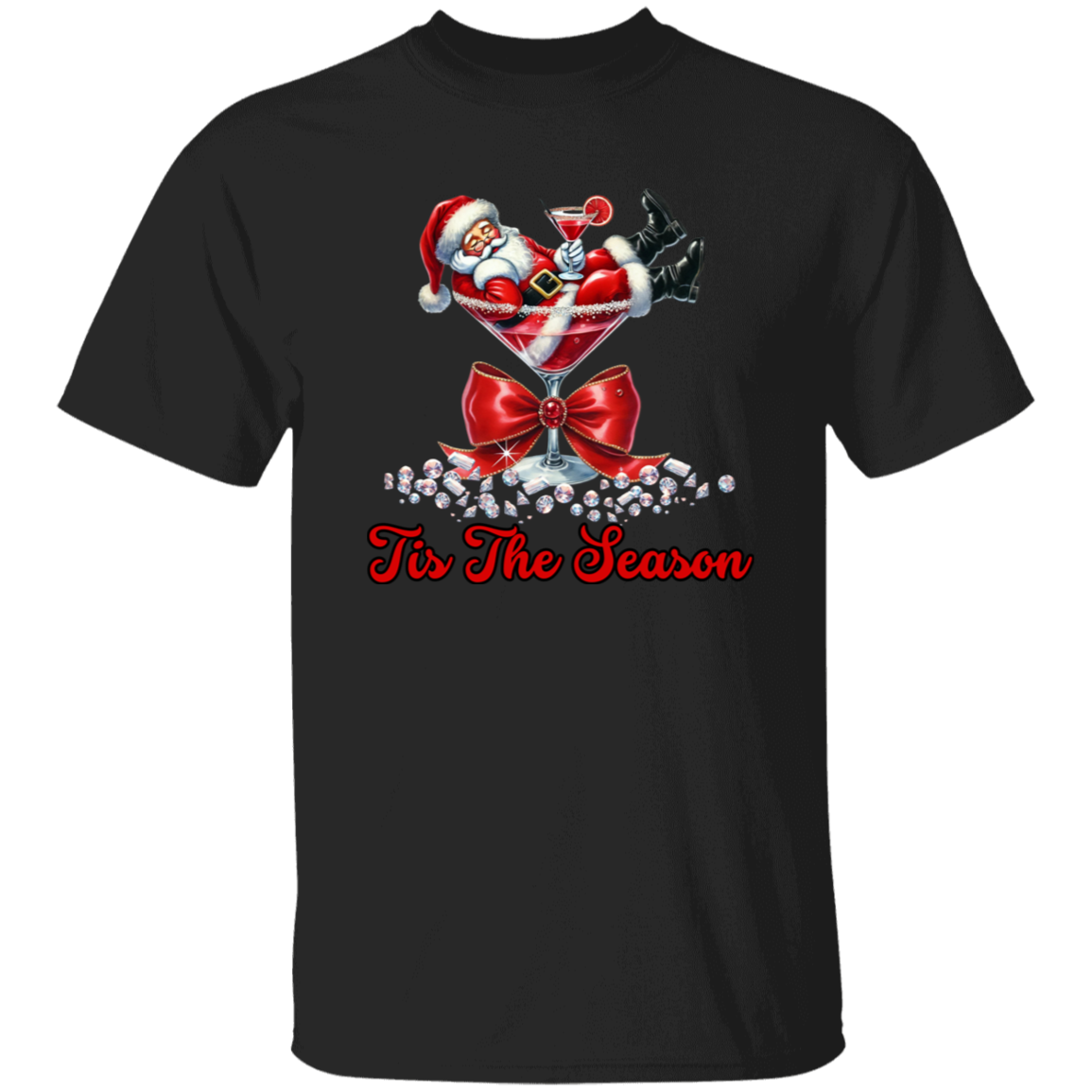 Santa Clause Tis the Christmas T-Shirt