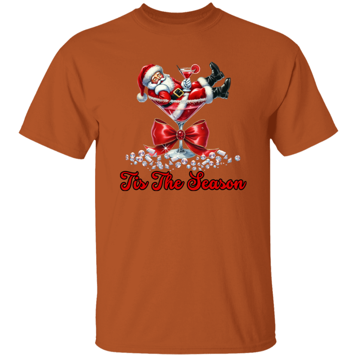 Santa Clause Tis the Christmas T-Shirt