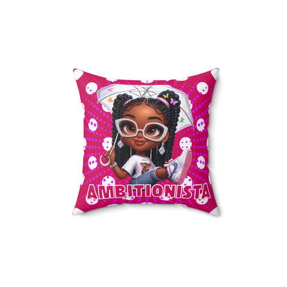 Spun Polyester Square Pillow