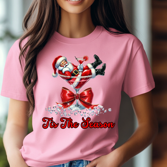 Santa Clause Tis the Christmas T-Shirt